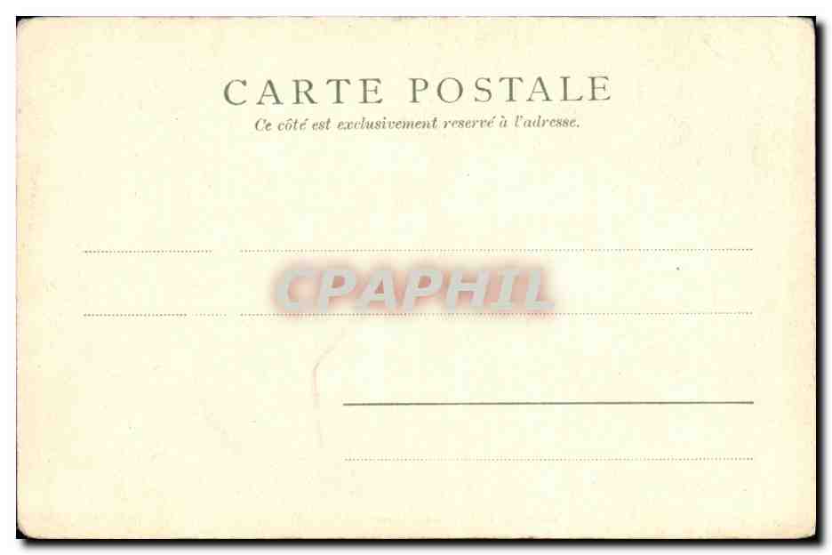 CPA La Cathedrale Nantes  — Rückseite