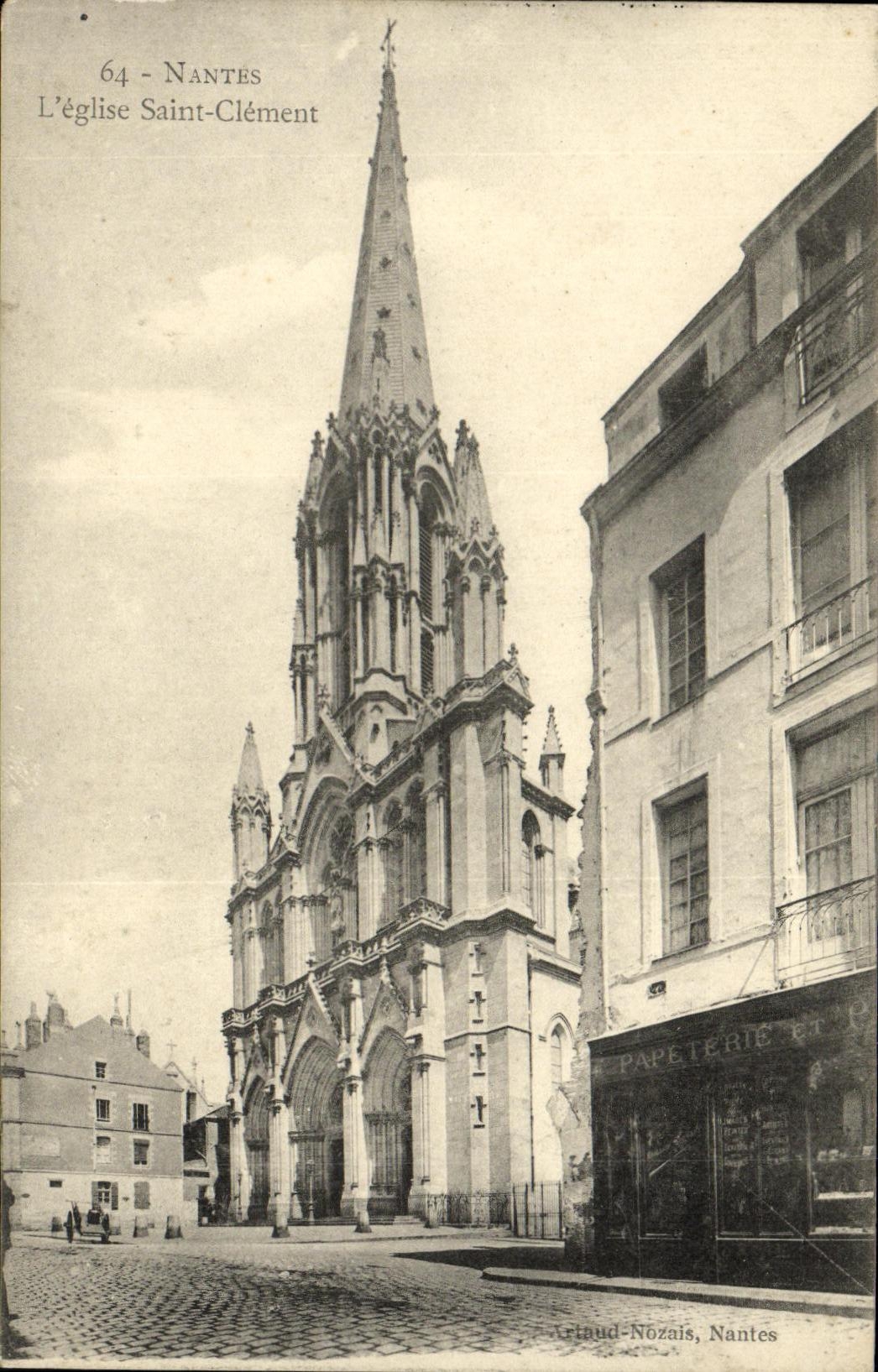 CPA Nantes L eglise Saint Clement