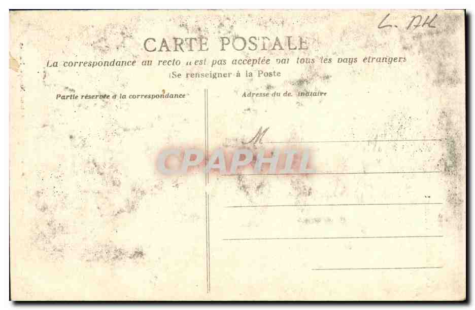 CPA Nantes L eglise Saint Clement — Rückseite