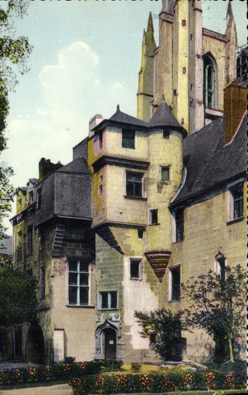 CPA Nantes Le derriere de la Cathedrale