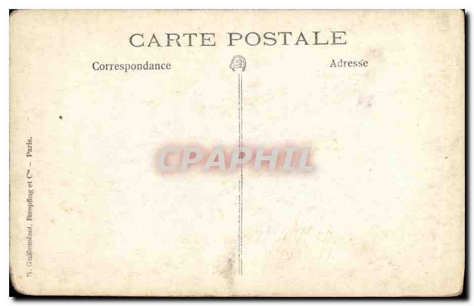 Carta fotografica Ruine Militaria — Verso