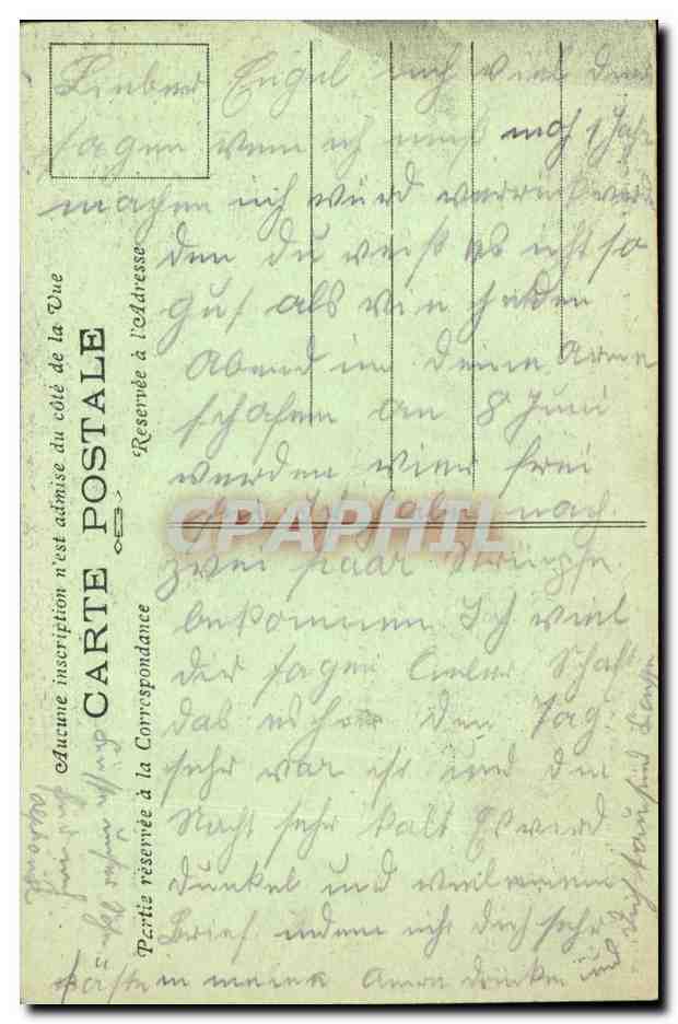 CPA La Vie au Camp de Chalons Militaria — Rückseite