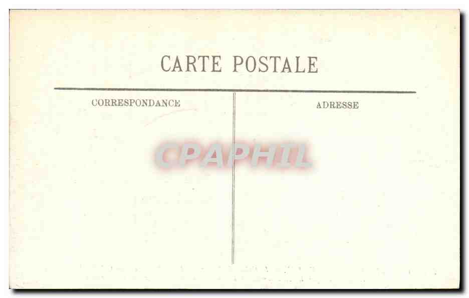 CPA Le Crime de Reims Place Royale et rue Colbert bombardees — Rückseite