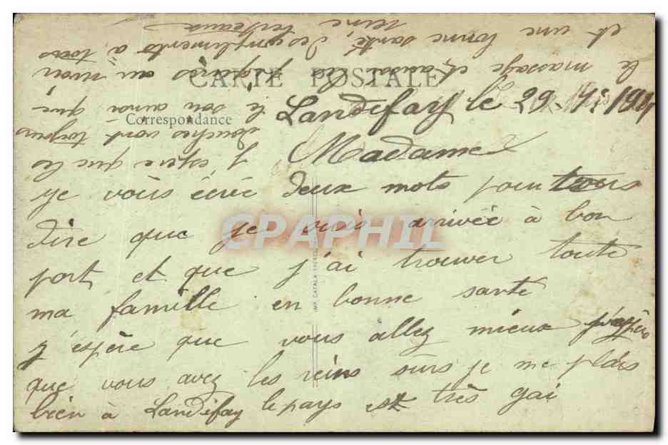 Sains-Richaumont (Aisne) — Tombe de deux soldats français fusillés par les Allemands, le 6 janvier 1916 — Jouniaux, peintre à Sains — Verso