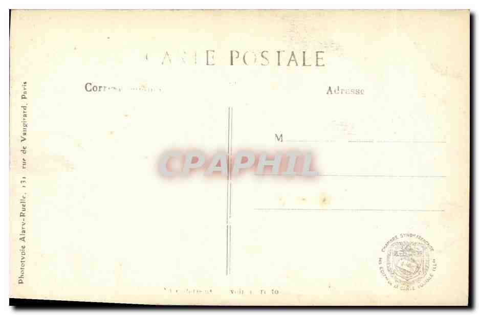 CPA Taintrux Les ruines du village Le quartier de l eglise Militaria — Rückseite