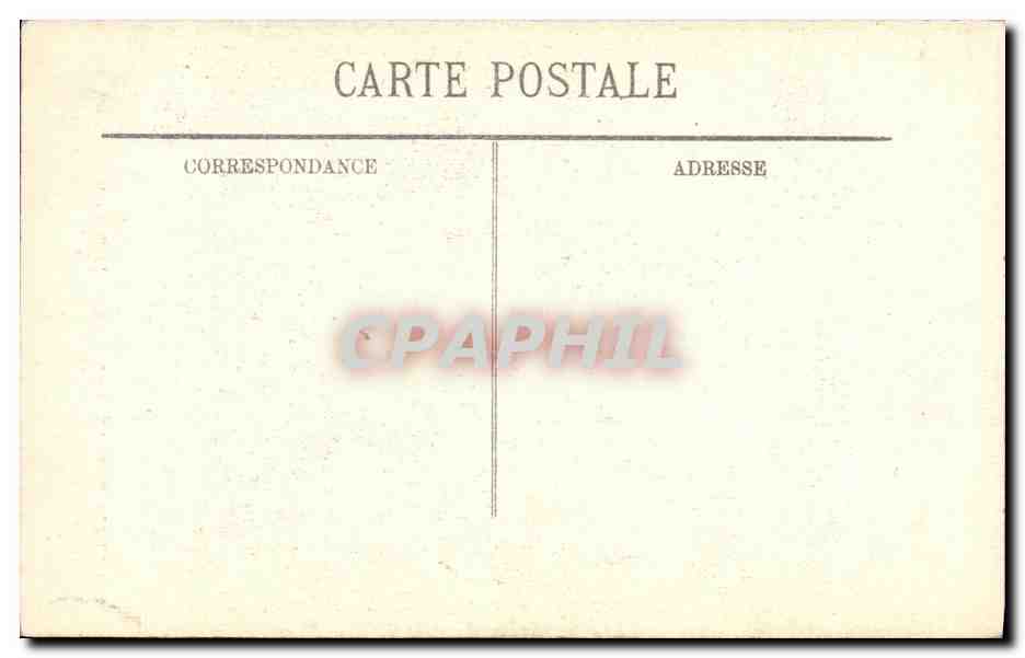 CPA Guerre Europeenne Le Crime de Reims Entree de la maison Nouvion Jacquet maisond e tissus Militaria — Verso