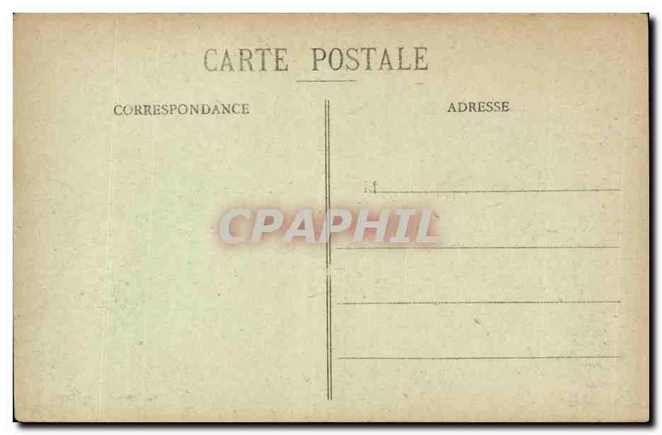 CPA Arracourt apres quaire aus de Guerre Le Chateau Militaria — Verso