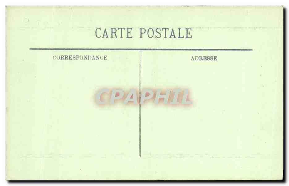 CPA Militaria Guerre Europeenne Le Crime de Reims Rue Trudaine les Magasins — Rückseite
