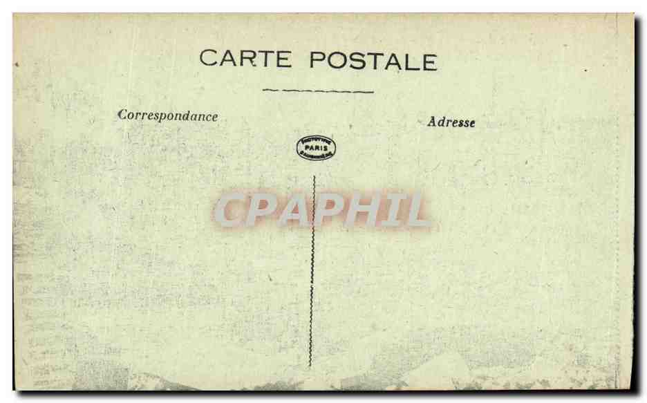 CPA Militaria Aibert Ruines de la Route de Bapaume — Rückseite