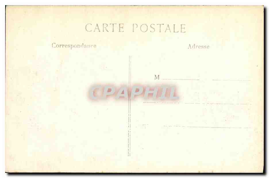 CPA Militaria Chatillon Marne Maison borlee par les Allemands — Rückseite