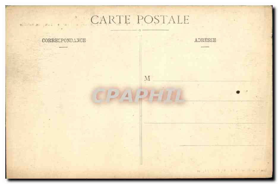 CPA Militaria Gerbeviller Le Monument du 36eme Colonial sur le Champ de bataille — Rückseite