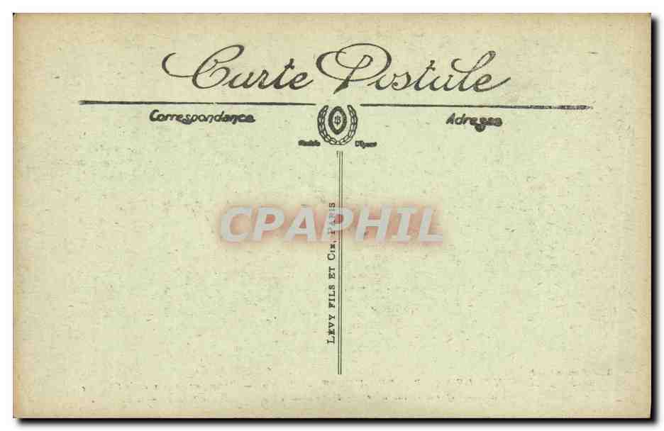 CPA Militaria Les Ruines De La Grande Guerre Belleau Vue Chateau — Rückseite