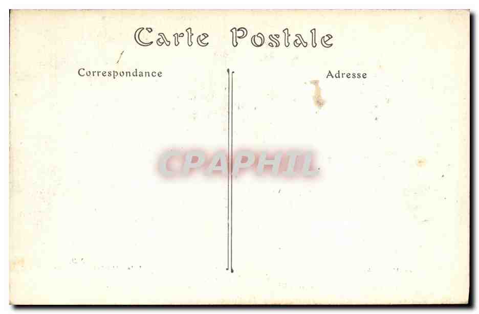 CPA Militaria Reims Portail de la Cathedrale Apres le Bombardement — Rückseite