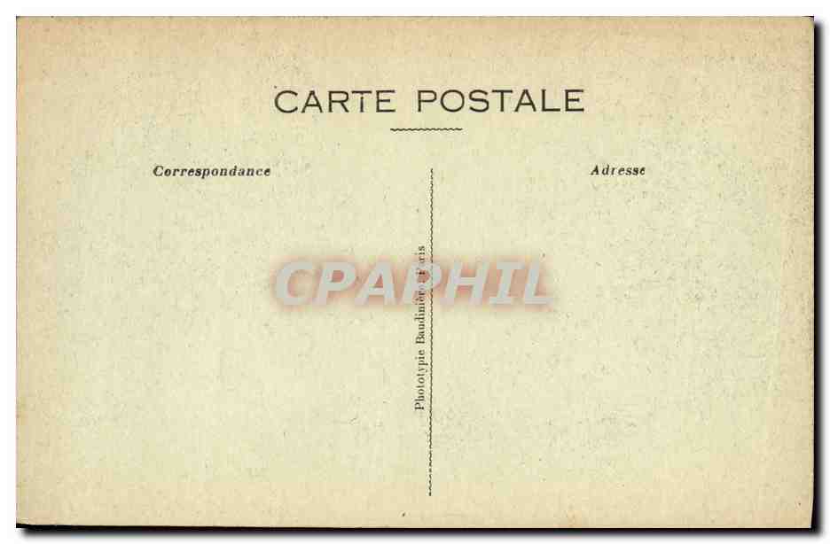 CPA Militaria La Grande Guerre Explosino d un obus Dans Une rue de Verdun — Rückseite