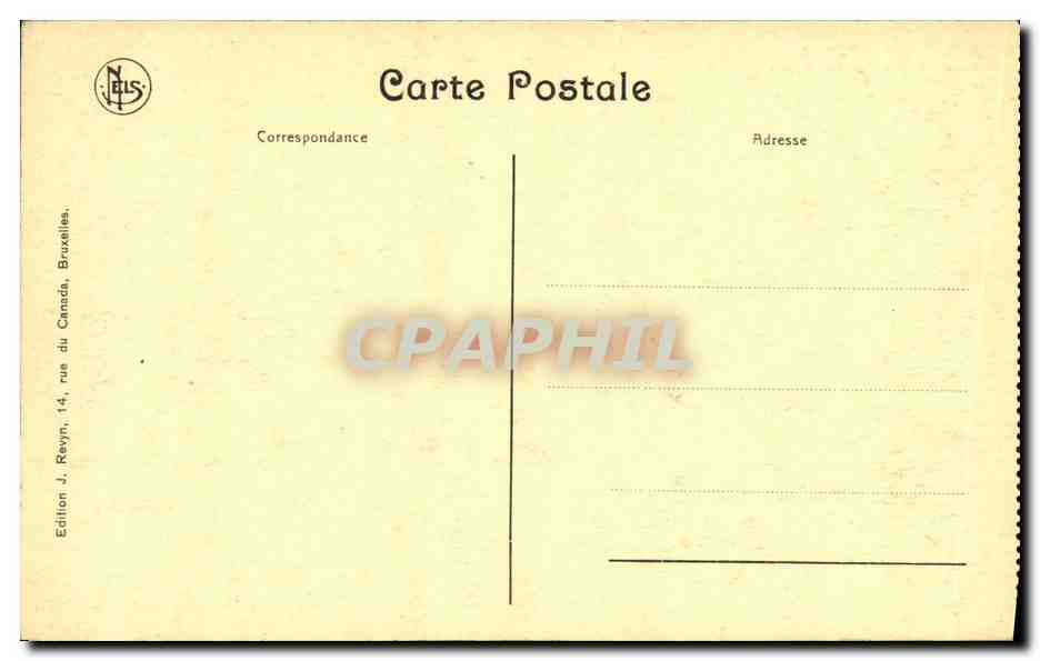 CPA Militaria Ruines d Ypres Caserne — Rückseite