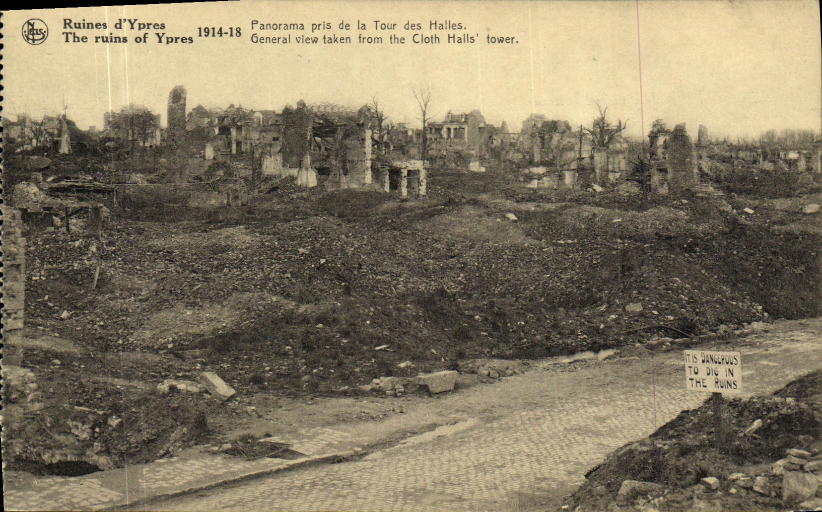 Ruines d'Ypres — 1914-18 — Édition Neels, Bruxelles