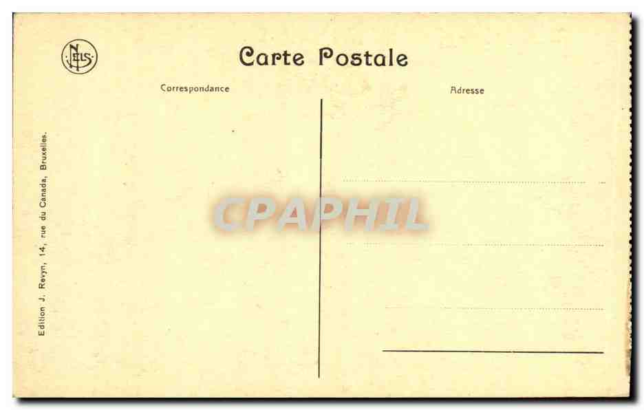 Ruines d'Ypres — 1914-18 — Édition Neels, Bruxelles — Achterkant