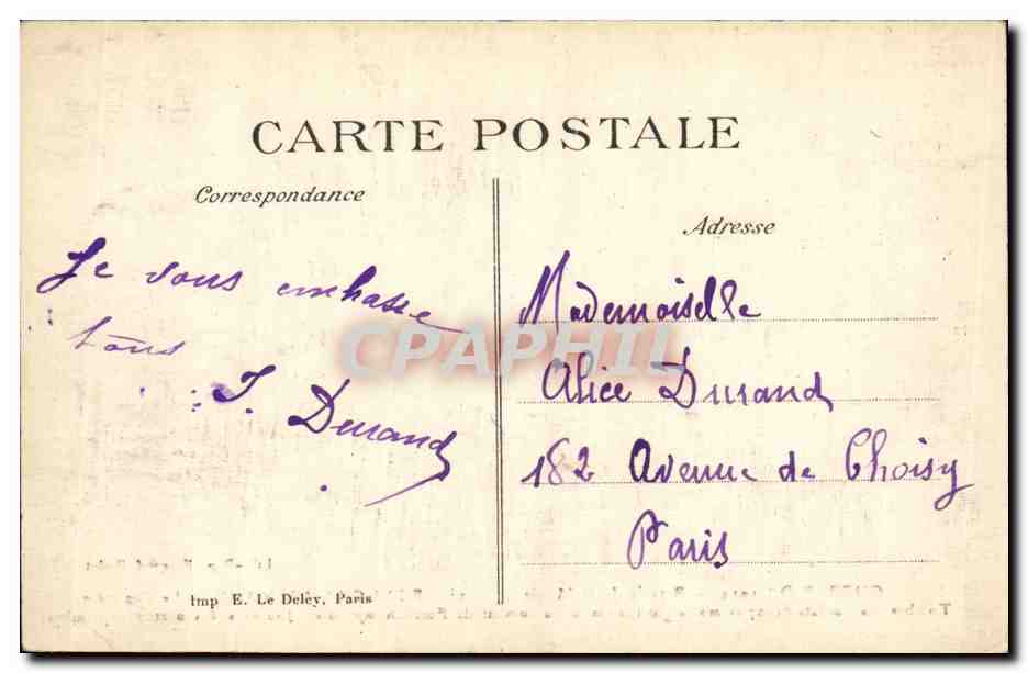 CPA Militaria Fere Champenoise Le Cimetiere Tombes des soldats francais — Back