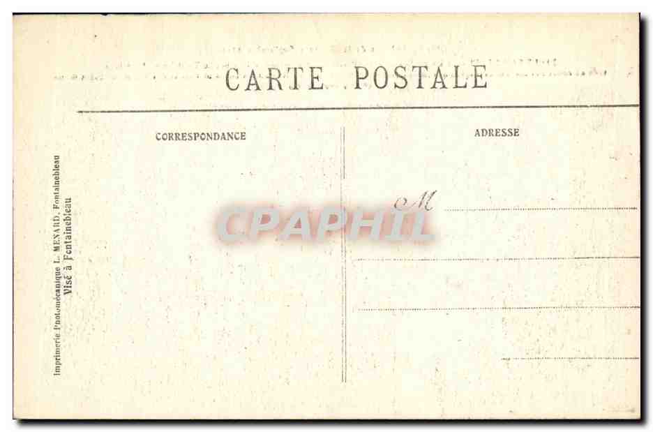 CPA Militaria Talus Saint Prix Plaine de Montalard Tombes de Tirailleurs algeriens  — Rückseite