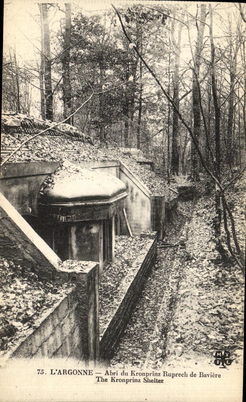 CPA Militaria L Argonne Abri du Kronprinz Ruprech de Baviere Bunker