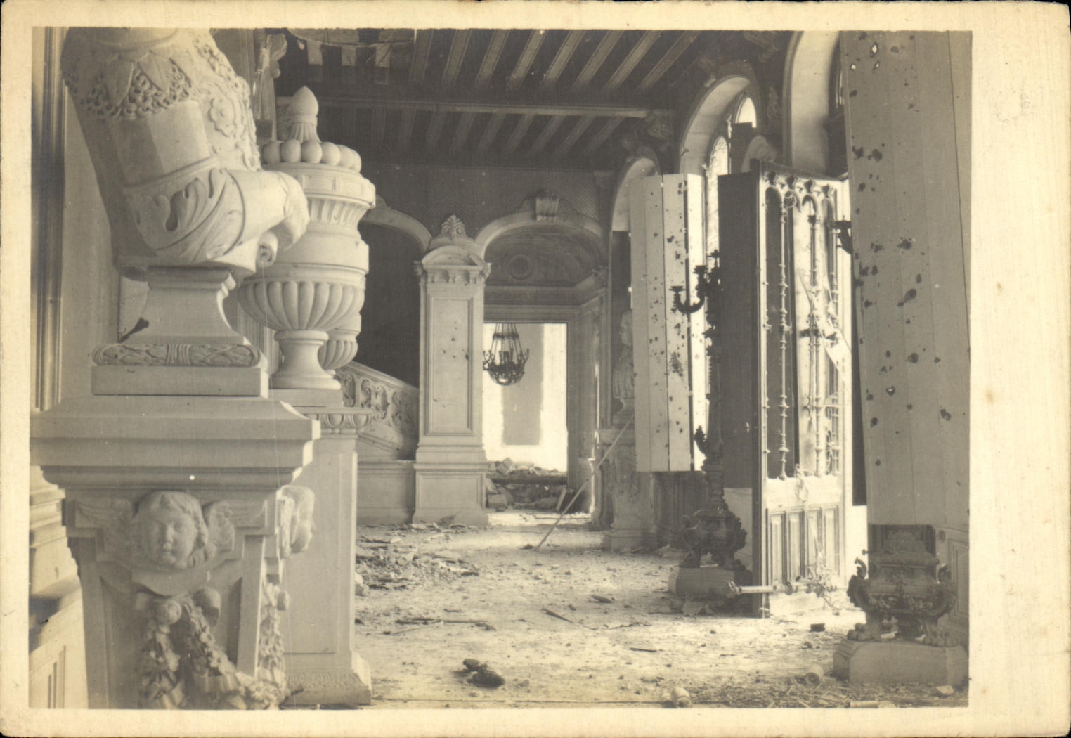 Photo Militaria Ruines