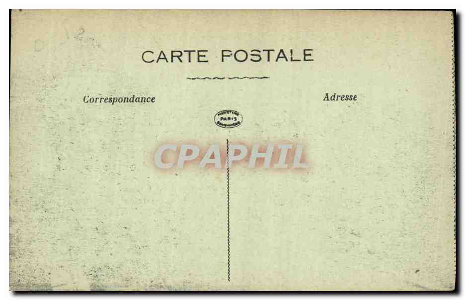 CPA Militaria Ruines de Monididier l Abreuveir  — Rückseite