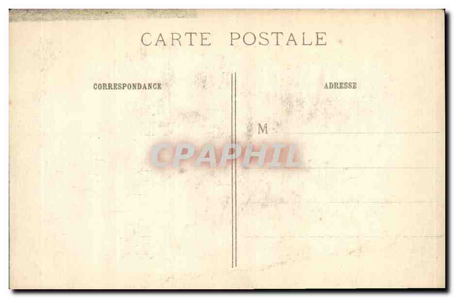 CPA Militaria Pilon Apres le Bombardement — Verso