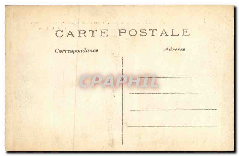 CPA Militaria Paris Un Coin de la Ville d Albert apres le Passage des Allemands — Back