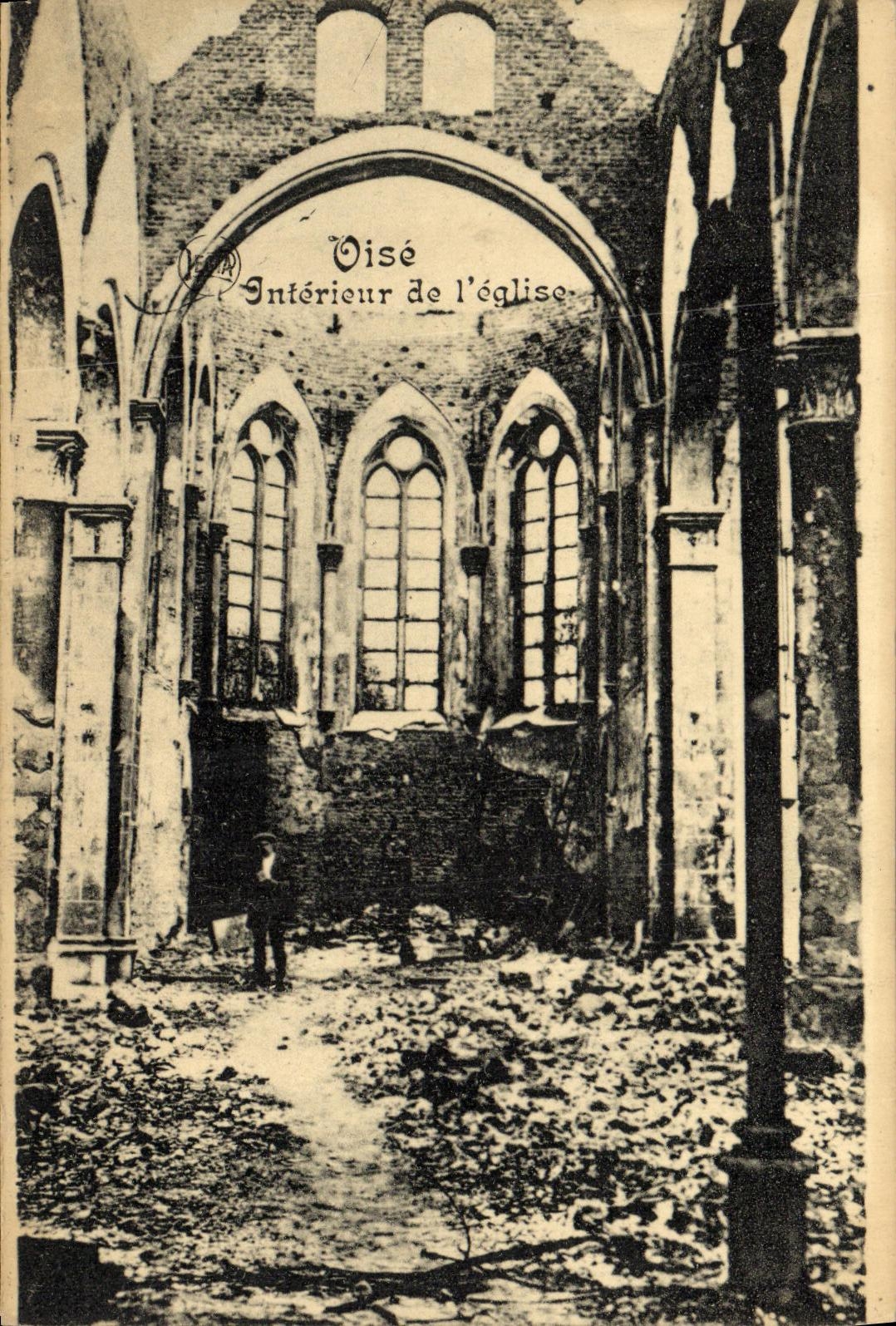 CPA Militaria Vise interrieure de l eglise