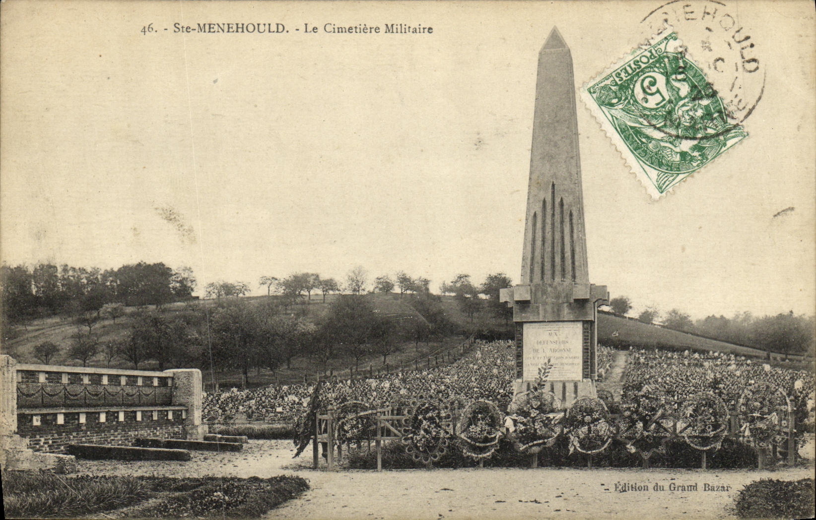 Ste-Menehould - Militärgottesacker — Ausgabe des Grand Bazar, Nr. 46