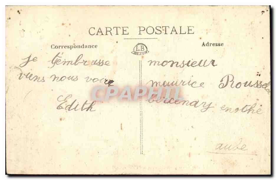 SOMME-PY (Marne) — The New Post Office on the Town Hall Square — Photo-Souvenir Editions, Châlons — Back