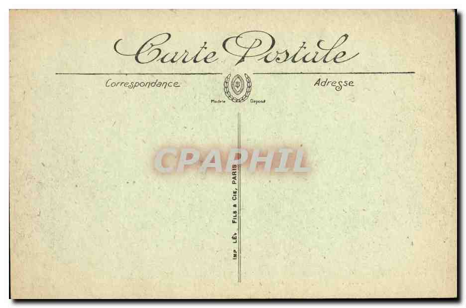 Les ruines de la Grande Guerre — Le Fort de la Pompelle vu des tranchées — Visé Paris n°666 — Verso