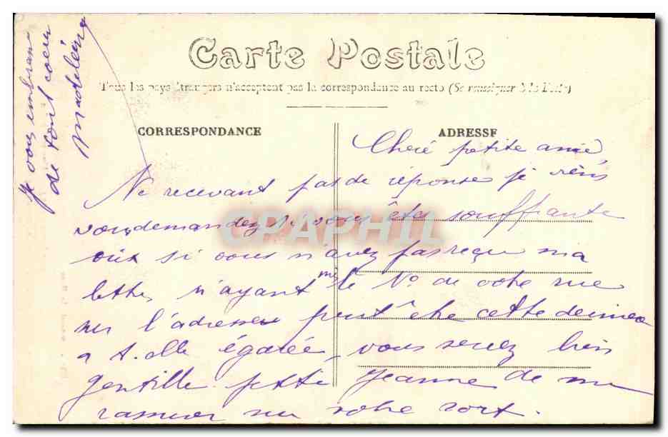 CPA Militaria Guerre Europeenee Une Cite brule Les Anglais en Bonne posture  — Rückseite