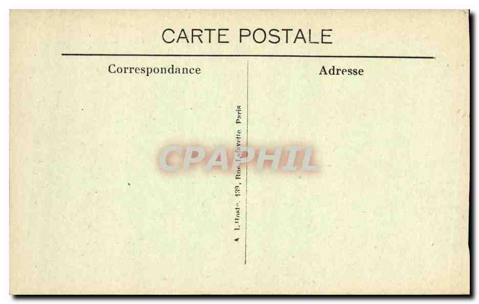 CPA Militaria Chambry Tombes des Officiers tues Pour la Defense du Cimetiere — Rückseite