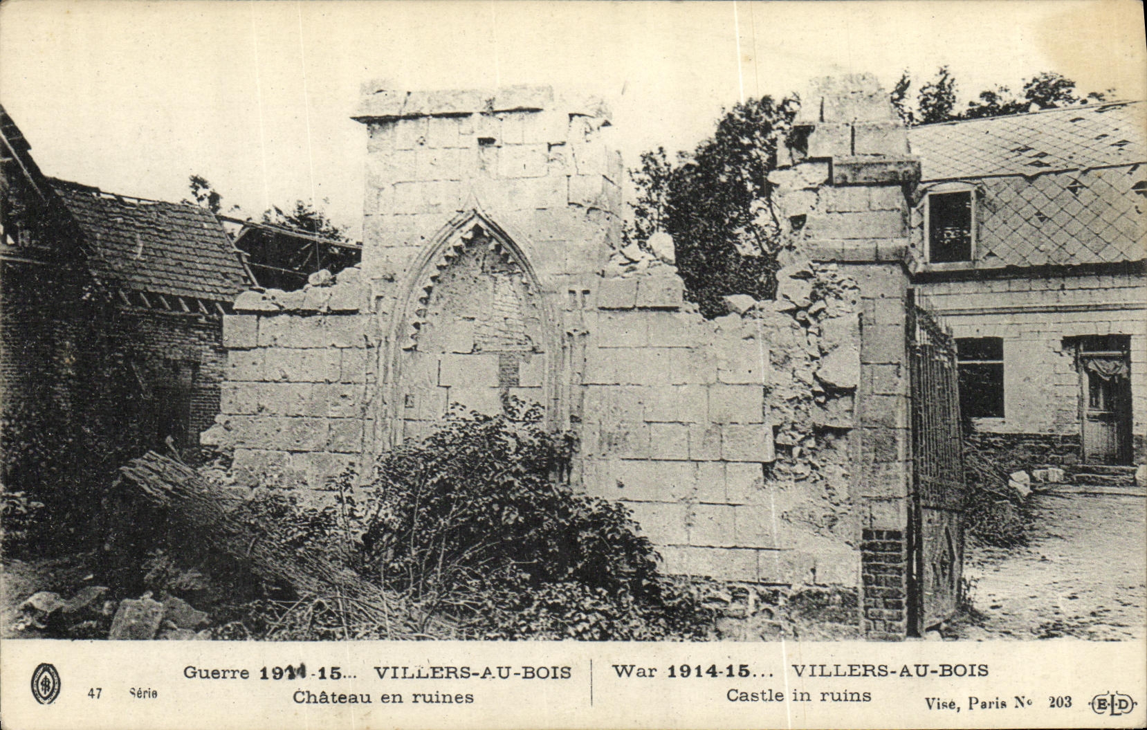 Villers-au-Bois — Château en ruines — Vise, Paris N° 203