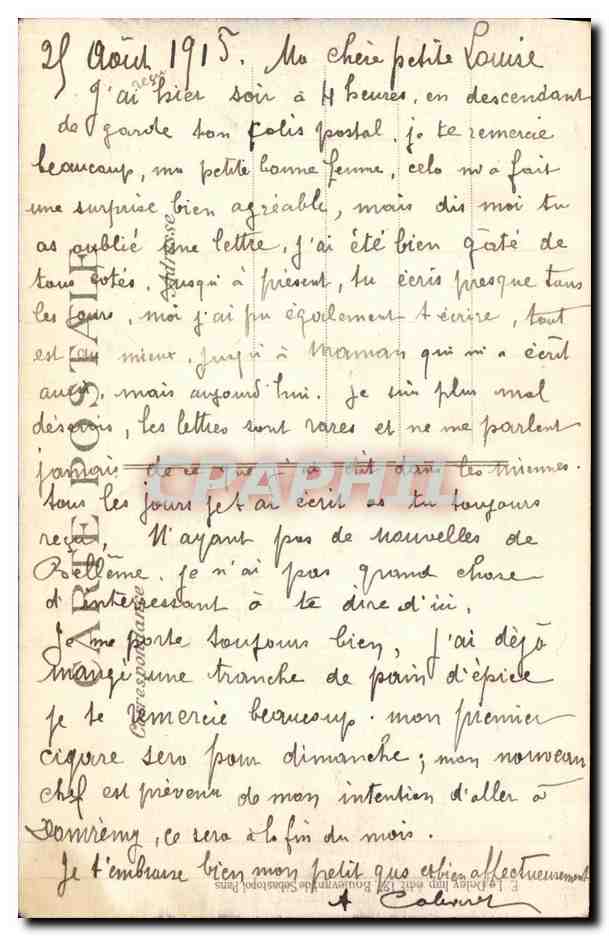 Villers-au-Bois — Château en ruines — Vise, Paris N° 203 — Rückseite