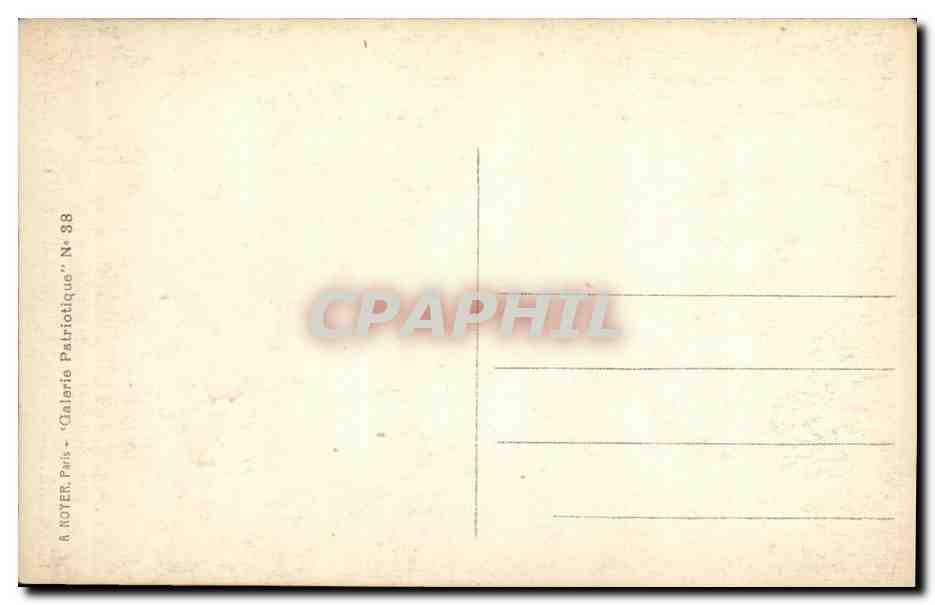 CPA Militaria Louvain Apres le Passage des Barbares qui reste de L Hotel de Ville  — Rückseite