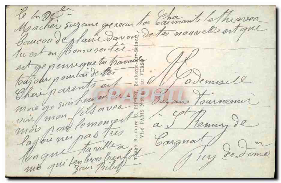 CPA Militaria Canon Fleurs  — Verso