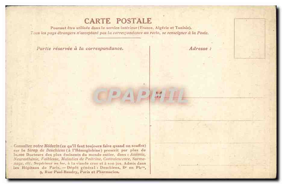 CPA Militaria Bataille de Rocroy Duc d Enghien  — Rückseite