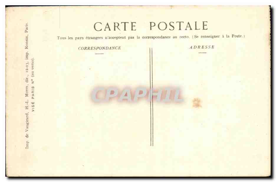 CPA Militaria Sommesous INterieur de l Eglise — Rückseite