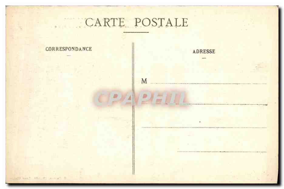 Clézentaine — Zerstörte Kirche — E. Bastien, Verlag, Lanéville — Rückseite