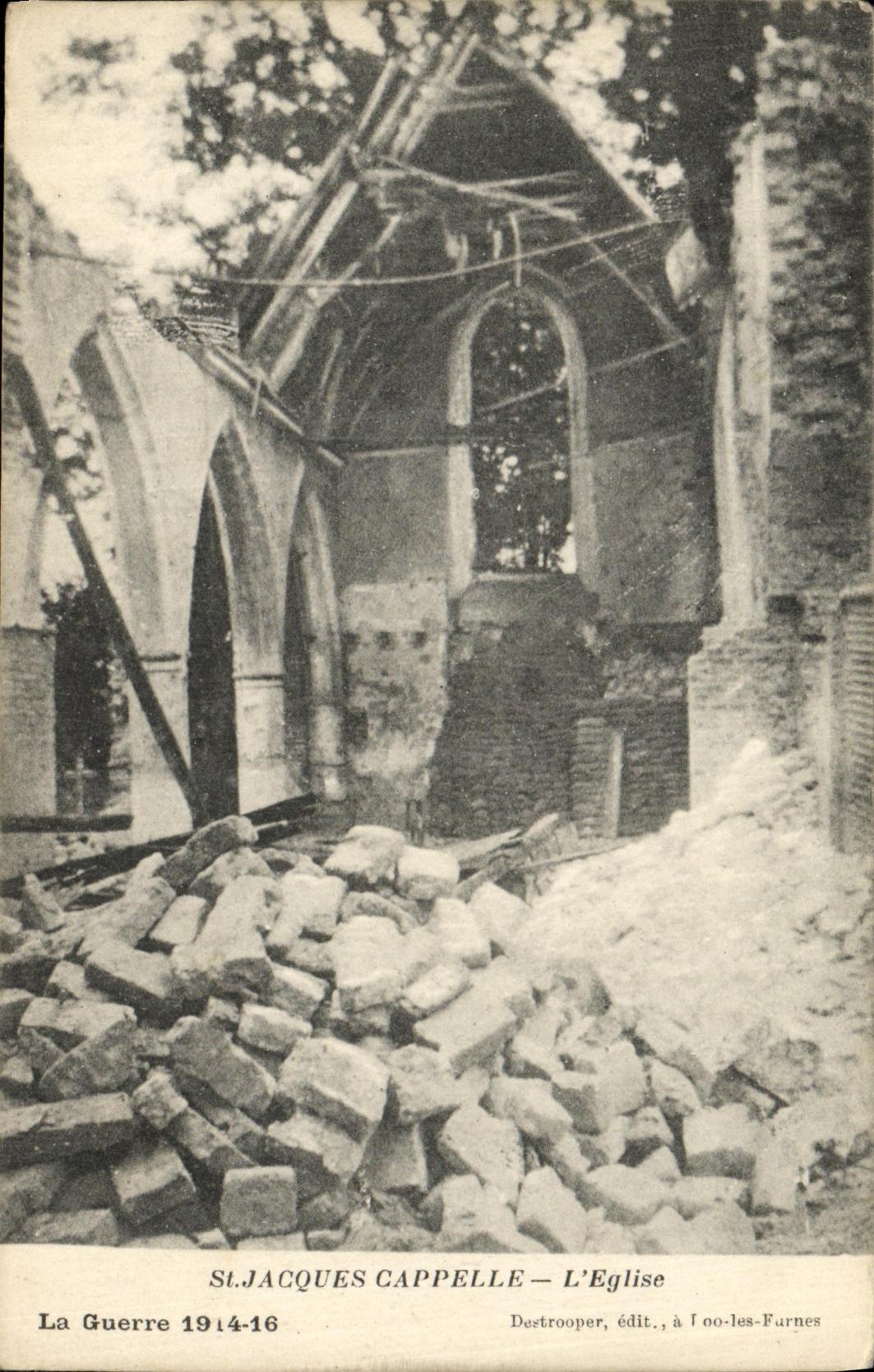 CPA Militaria St Jacques Cappelle L Eglise