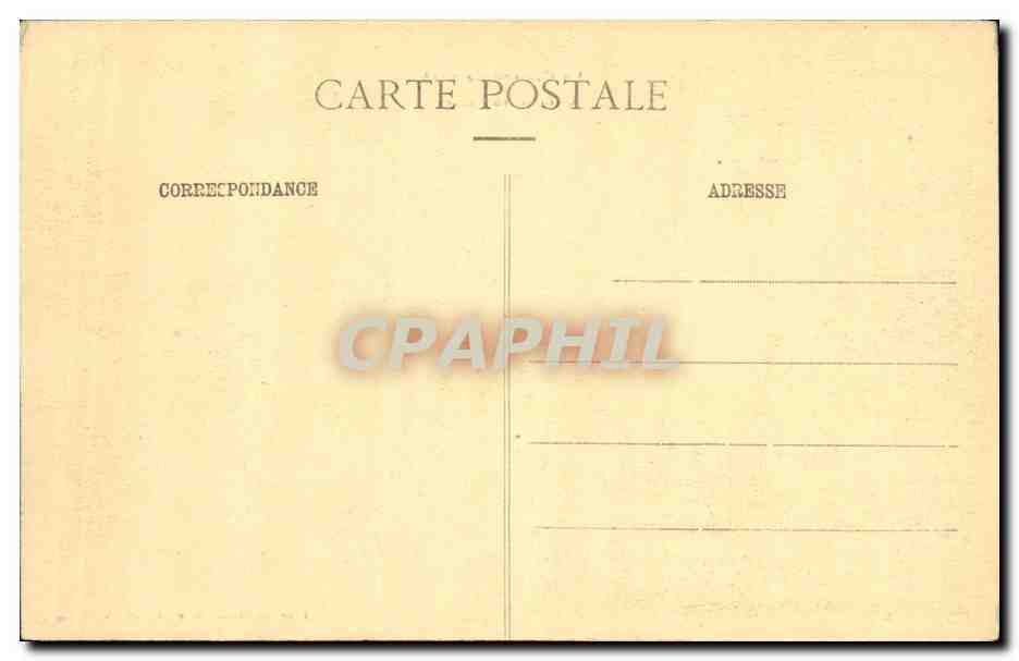 Crévic in ruinen — De oorlog van 1914 — Lunéville-Photo, P.R., 13, Pl. de l'Église — Achterkant