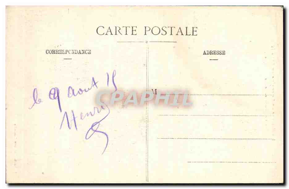 Magnières bombardé — La Iglesia — E. Bastien, lib. édit. Lunéville — Reverso