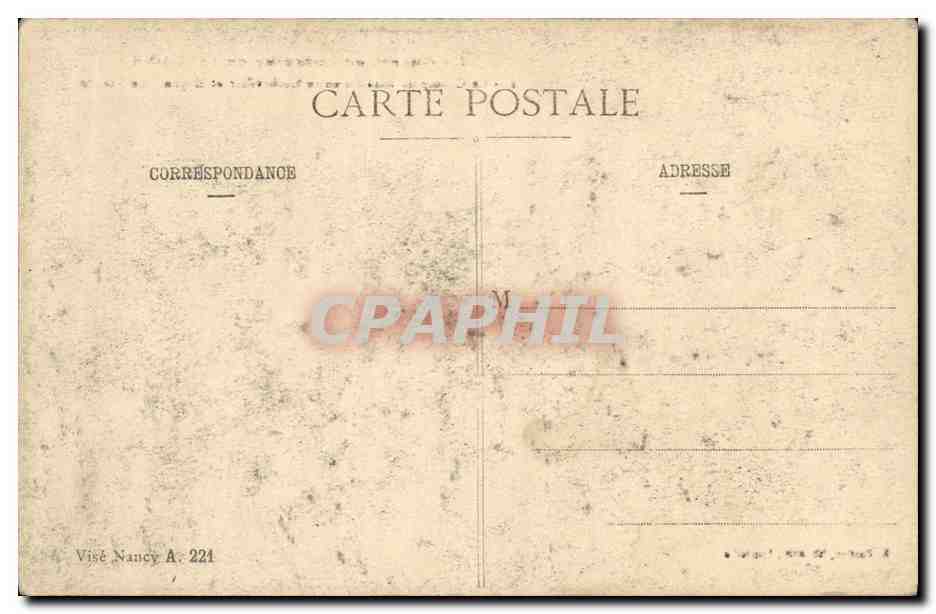 CPA Militaria La Guevve en Lorraine en le champ de bataille entre Gerbeviller et Moyen Le viaduc  — Rückseite