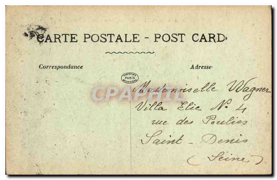 EPEEY — Das zerstörte Dorf — La Pensée, n° 4530 — Rückseite