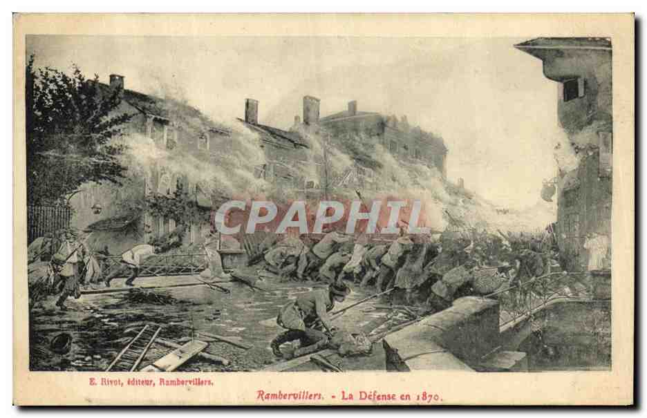 Rambervillers - La Defensa en 1870 — E. Rivot, editor, Rambervillers