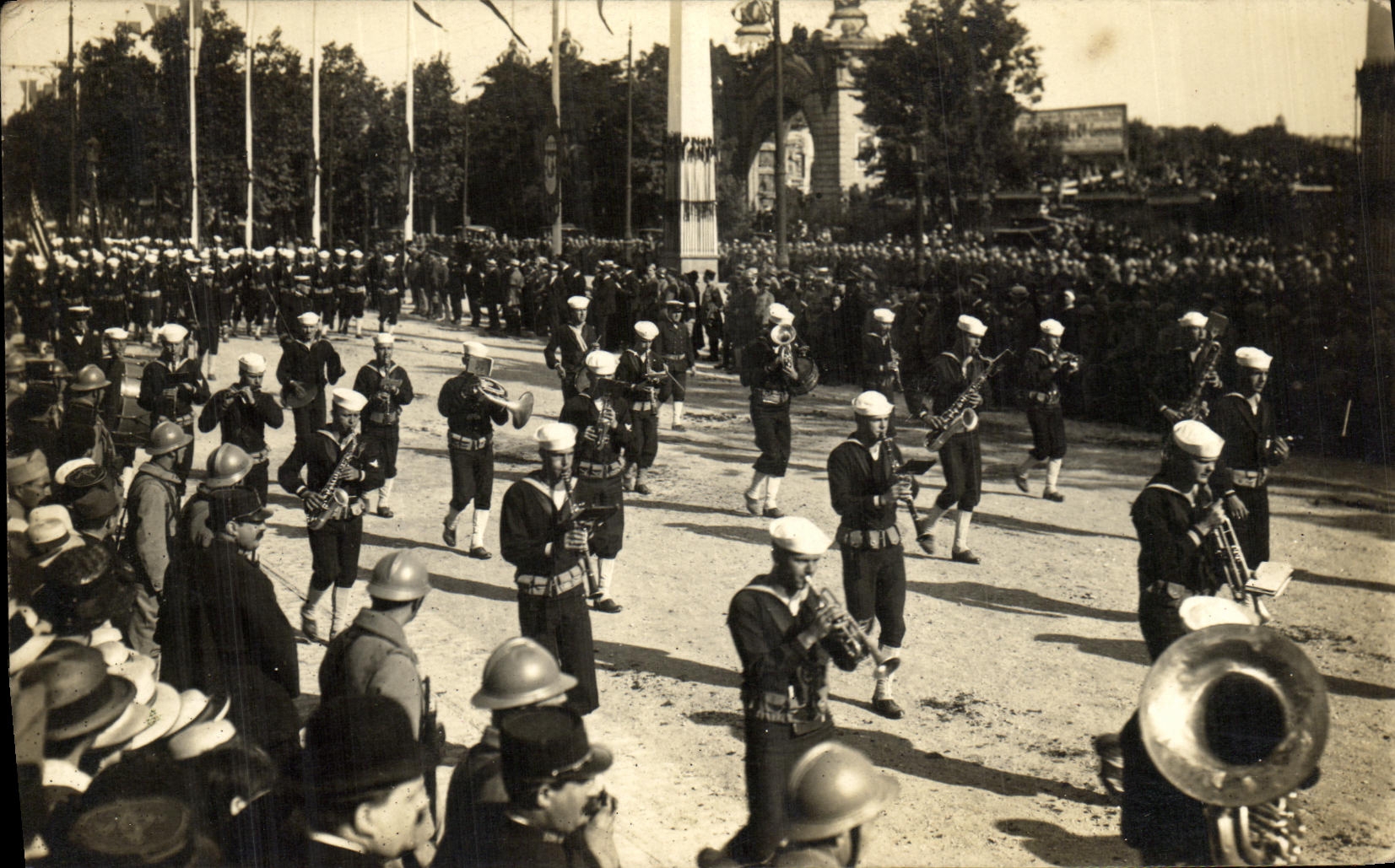 Les Marines Américains — Les Fêtes de la Victoire 14 juillet 1919 — Lévy Frères & Cie, Paris