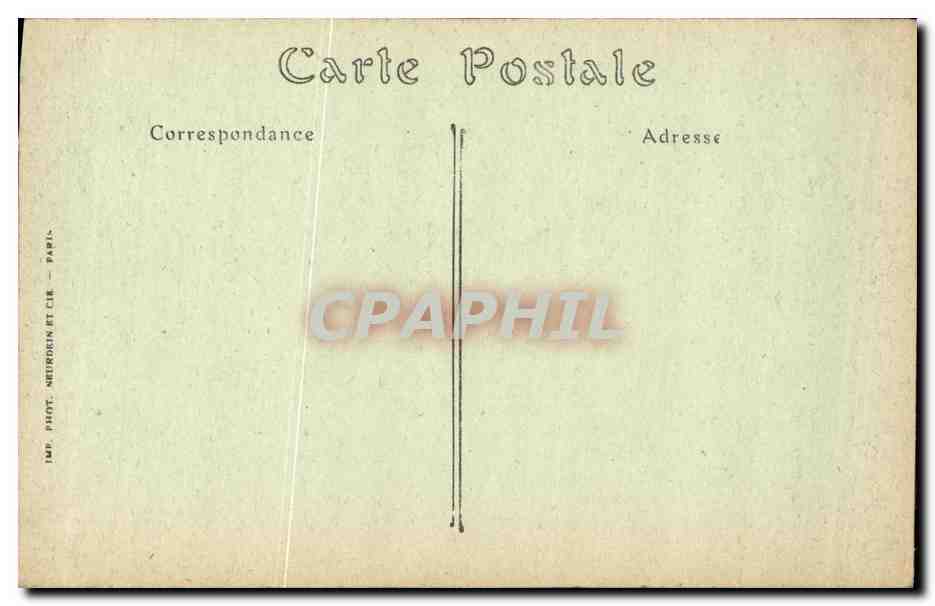 CPA Militaria Soissons Rue des Graviers — Rückseite