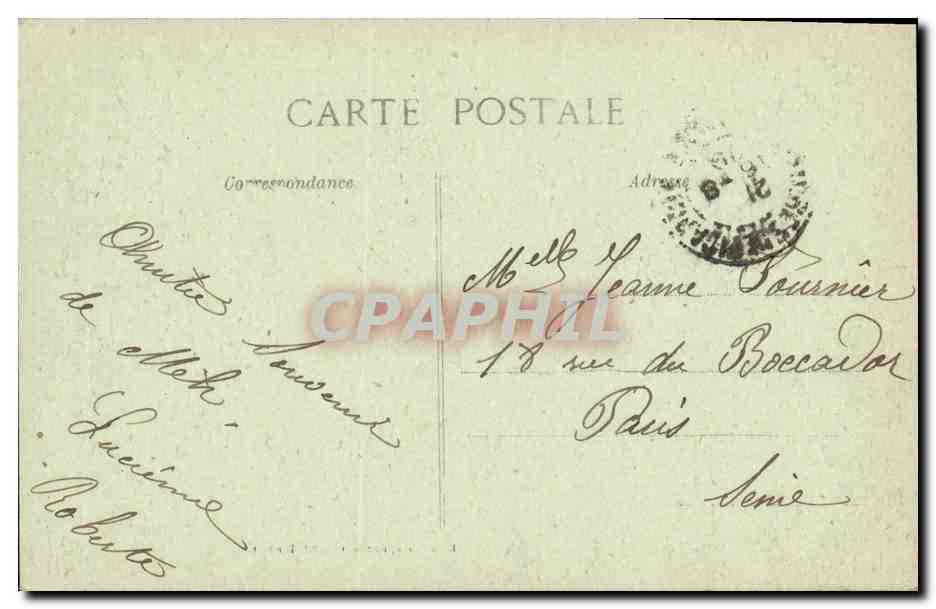 Meharicourt na de Grote Oorlog — De Kerk — Léon Caron, uitg. — Achterkant